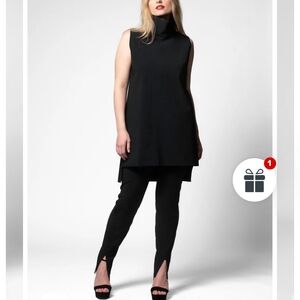 Maria Pinto Black Sleeveless Tunic